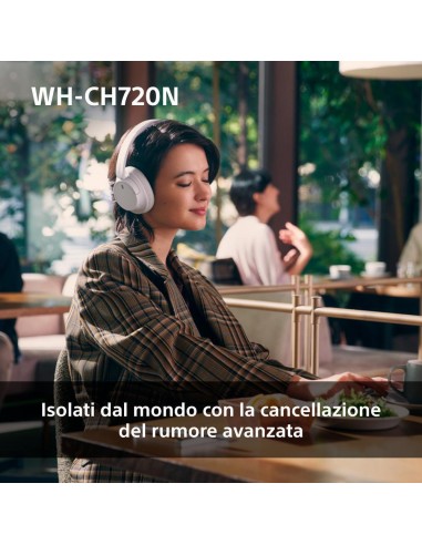 SONY WH-CH720NP CUFFIA BT ROSA ELIMINAZIONE RUMORE DRIVER 30MM 35H