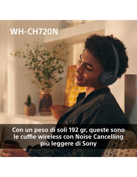 SONY WH-CH720NP CUFFIA BT ROSA ELIMINAZIONE RUMORE DRIVER 30MM 35H