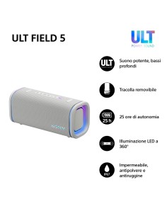 SONY SRS-ULT50W BIANCO SPEAKER BLUETOOTH 5.3 IP67 12 ORE AUTONOMIA 2