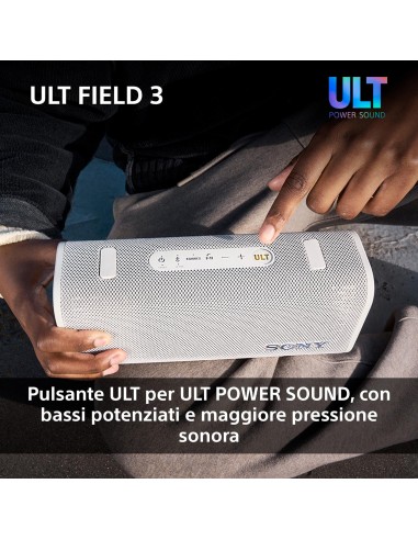 SONY SRS-ULT30H GRIGIO SPEAKER BLUETOOTH 5.3 IP67 24 ORE AUTONOMIA