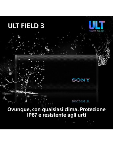 SONY SRS-ULT30H GRIGIO SPEAKER BLUETOOTH 5.3 IP67 24 ORE AUTONOMIA