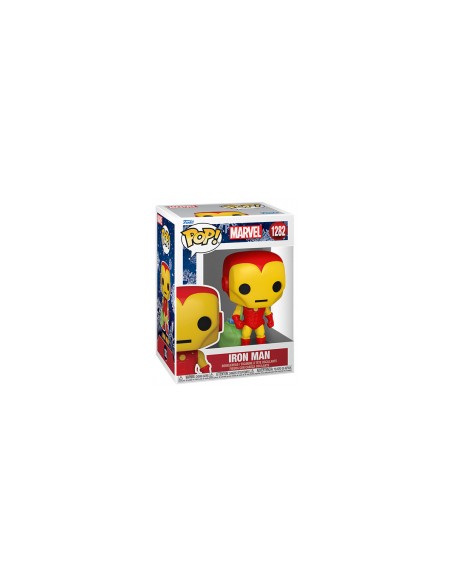 FUNKO POP MARVEL: HOLIDAY- IRON MAN W/BAG