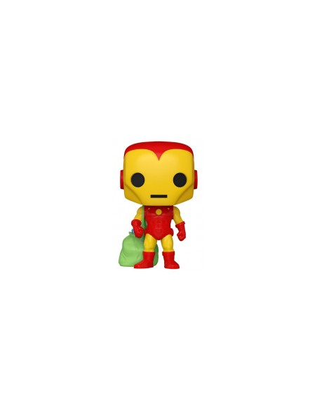FUNKO POP MARVEL: HOLIDAY- IRON MAN W/BAG