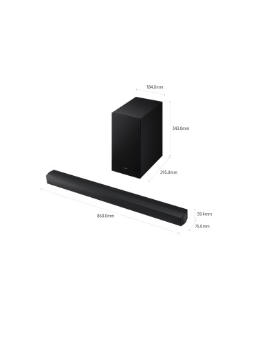 SAMSUNG HW-B650F SOUNDBAR 3.1 370W BT + SUBWOOFER WIRELESS