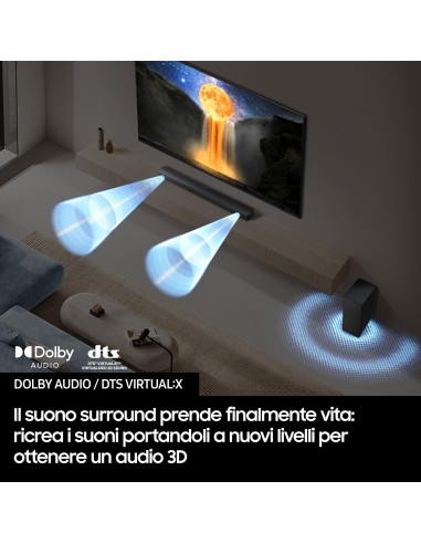 SAMSUNG HW-B650F SOUNDBAR 3.1 370W BT + SUBWOOFER WIRELESS