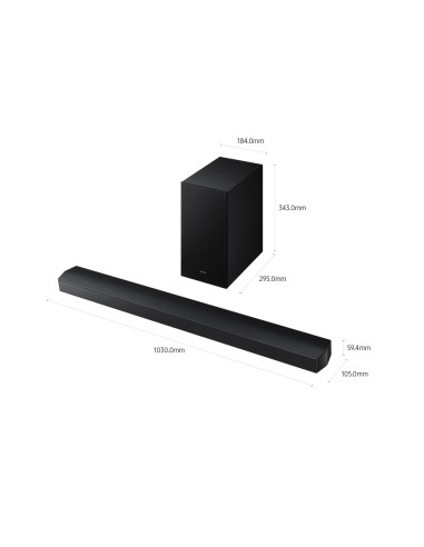 SAMSUNG HW-B750F SOUNDBAR 5.1 400W BT + SUBWOOFER WIRELESS