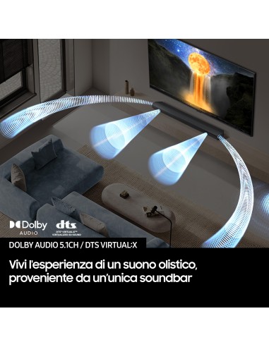 SAMSUNG HW-B750F SOUNDBAR 5.1 400W BT + SUBWOOFER WIRELESS