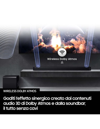 SAMSUNG HW-Q800F SOUNDBAR 5.1.2 + SUB WIRELESS 400W DOLBY ATMOS