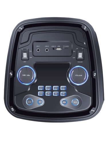 TECHLIFE TLVT0022 MAGNUM DIFFUSORE 2 WOOFER 8" LED RING 2 MICROFONI