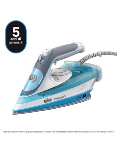 BRAUN SI5006BL FERRO A VAPORE 2600W BIANCO/BLU 300ML ANTICALCARE