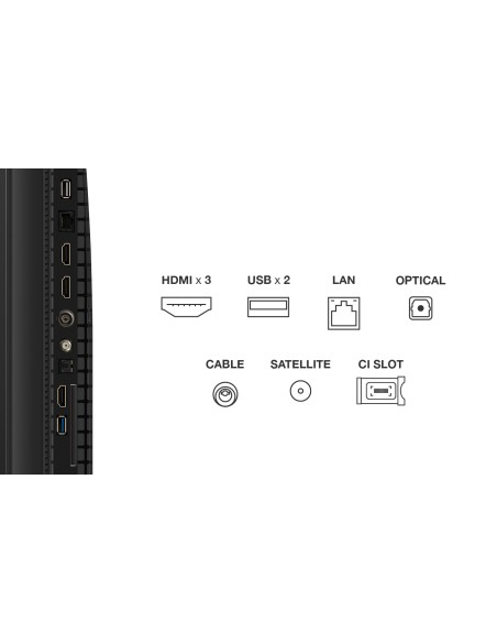 TCL 55P79K TVC 55" 4K QLED GOOGLE  TVSAT/AUDIO ONKYO + SUBWOOFER