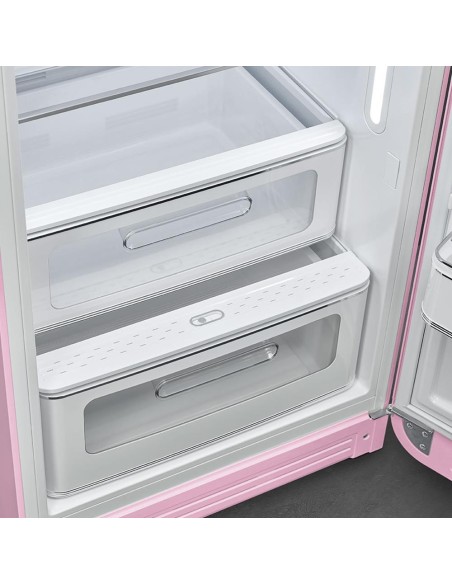 SMEG FAB28RPK6 FRIGO M.P. C ANNI 50 270LT ROSA CERNIERE DX INVERTER