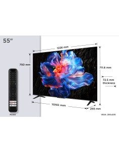 TCL 55P69K TVC 55" 4K GOOGLE SAT 2