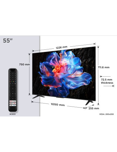 TCL 55P69K TVC 55" 4K GOOGLE SAT