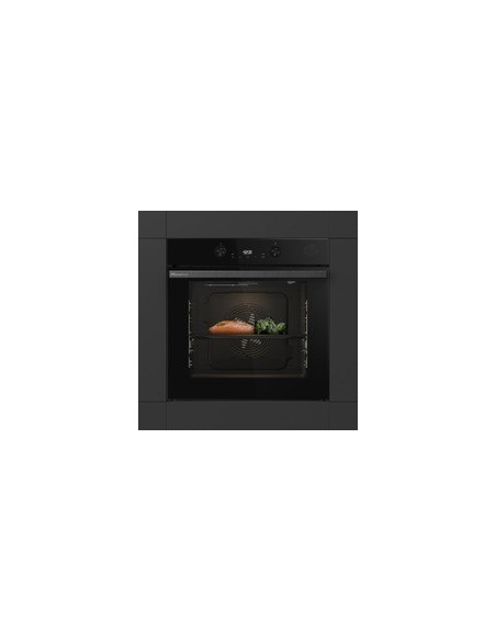 HISENSE BSA66226ADBG FORNO A 60CM  77LT NERO PULIZIA A VAPORE 300°C.