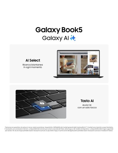 SAMSUNG GALAXY BOOK5 NOTEBOOK ULTRA7 32GB/1TB/15,6"