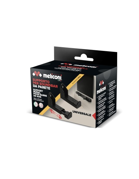 MELICONI SUPPORTO SOUNDBAR WALL MONTAGGIO A PARETE