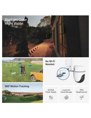 TPLINK TAPO TC40GW 4G IP CAM WIFI FULLHD ESTERNO IP65 VISIONE NOTTURNA