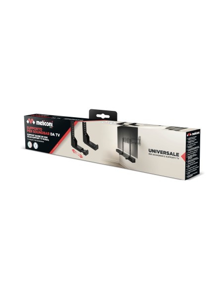 MELICONI SUPPORTO SOUNDBAR TV MONTAGGIO SU TV