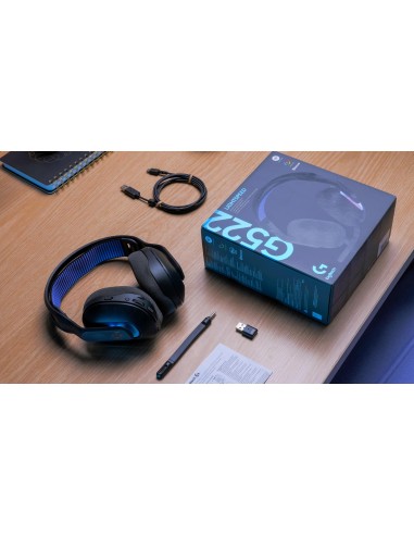 LOGITECH G522 LIGHTSPEED NERO CUFFIA GAMING WIRELESS/BT PC/CONSOLE