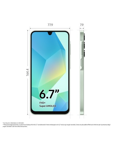 SAMSUNG A16 LIGHT GREEN 4/128GB    SM-A165FLGBEUE