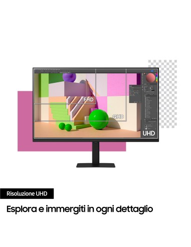 SAMSUNG LS32D700EAUXEN  MONITOR 32"HDR10/4K