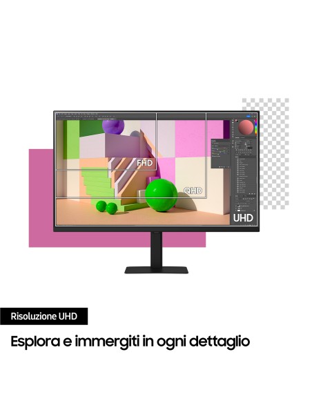 SAMSUNG LS32D700EAUXEN  MONITOR 32"HDR10/4K