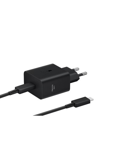 SAMSUNG EP-T4511NB USB-C 45W PD NERO CARICABATTERIA RETE RAPIDO