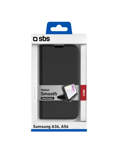 SBS TEWALSAA36K SAMSUNG A36 CUSTODIA A LIBRO SOFT TOUCH NERO