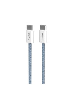 PURO PUCCCFABK415MTBLUE CAVO IN TESSUTO USB-C/USB-C 1,5M 60W BLU