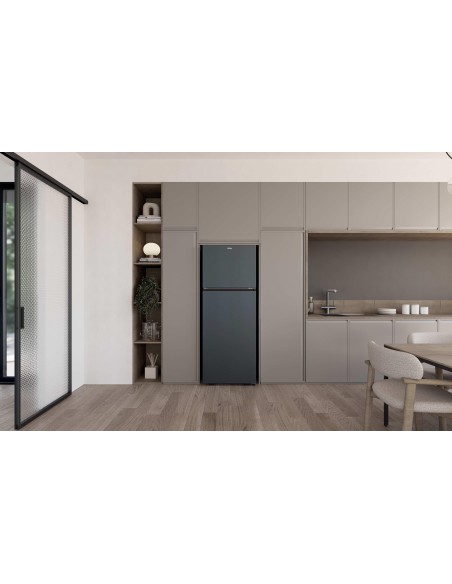 HAIER HPR5718DNMB FRIGO D.P. D 70CM442LT BRUSHED BLACK H185 L70 P70
