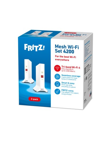 AVM MESH SET 4200 2PACK WIFI 6 RANGE EXTENDER (2 X 3000AX)