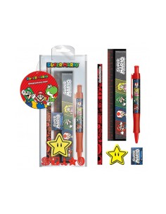 PYRAMID SUPER MARIO (4 COLOUR) STATIONERY SET