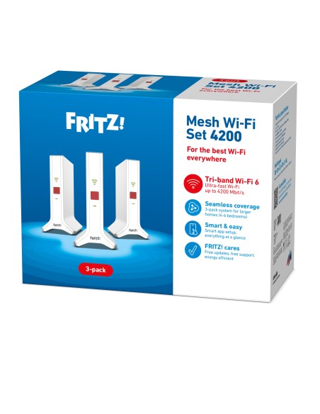 AVM MESH SET 4200 3PACK WIFI 6 RANGE EXTENDER (3 X 3000AX)