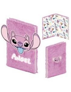 PYRAMID LILO & STITCH ANGEL PLUSH  NOTEBOOK
