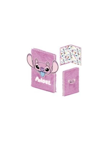 PYRAMID LILO & STITCH ANGEL PLUSH  NOTEBOOK