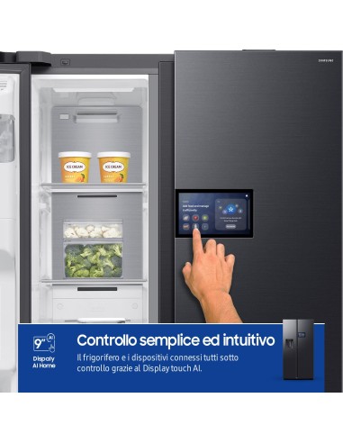 SAMSUNG RS90F64EDF FRIGO SBS D NF  614LT ANTRAC. WIFI H178 L91,2 P72,6