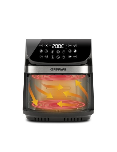 G3 FERRARI G1021500 FRIGGITRICE AD ARIA 9LT 2200W 12 PROG. DISPL.DIG.