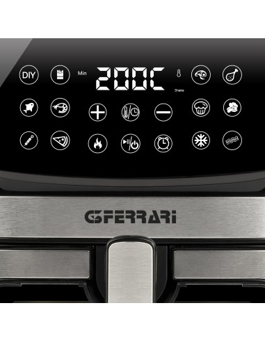 G3 FERRARI G1021500 FRIGGITRICE AD ARIA 9LT 2200W 12 PROG. DISPL.DIG.