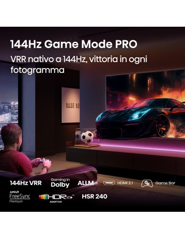 HISENSE 100E7QPRO TVC 100" 4K QLED SMART SAT DOLBY ATMOS