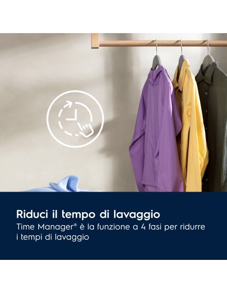 ELECTROLUX EW7F411BG3 LVB A-30% 11KG 1400G WOOLMARK BLUE INVER. VAPORE