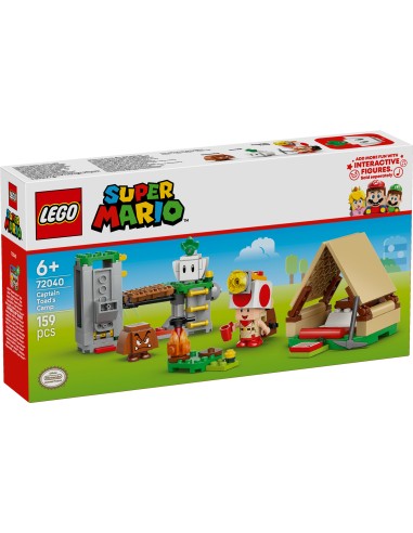 LEGO SUPER MARIO IN CAMPEGGIO CON CAPITAN TOAD