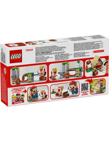 LEGO SUPER MARIO IN CAMPEGGIO CON CAPITAN TOAD