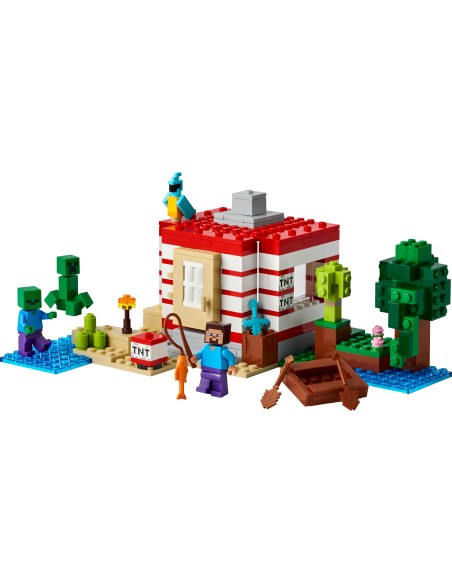 LEGO MINECRAFT CASA NELLA GIUNGLA ESPLOSIVA