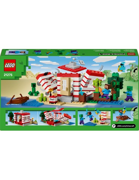 LEGO MINECRAFT CASA NELLA GIUNGLA ESPLOSIVA
