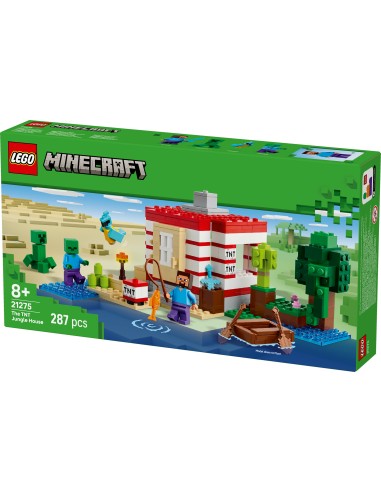 LEGO MINECRAFT CASA NELLA GIUNGLA ESPLOSIVA