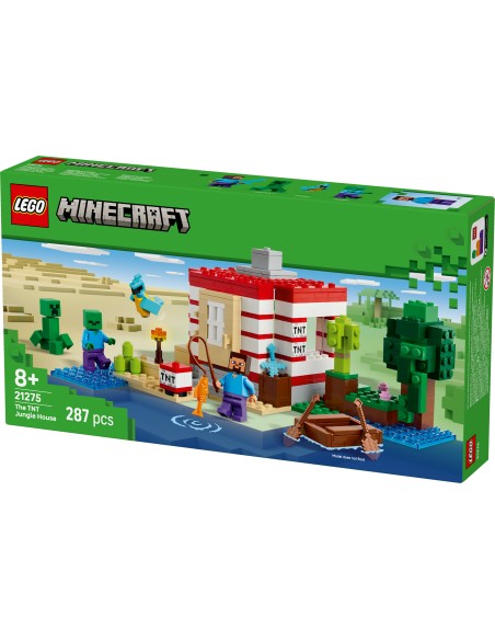 LEGO MINECRAFT CASA NELLA GIUNGLA ESPLOSIVA