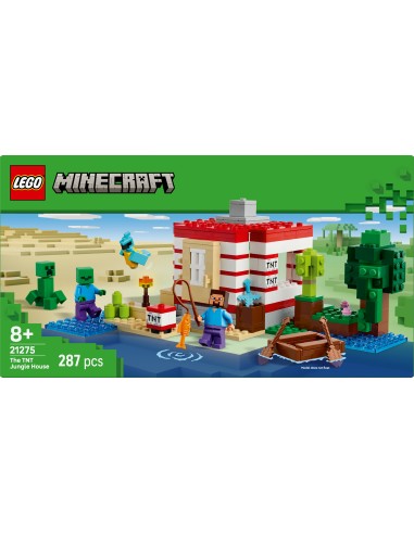 LEGO MINECRAFT CASA NELLA GIUNGLA ESPLOSIVA