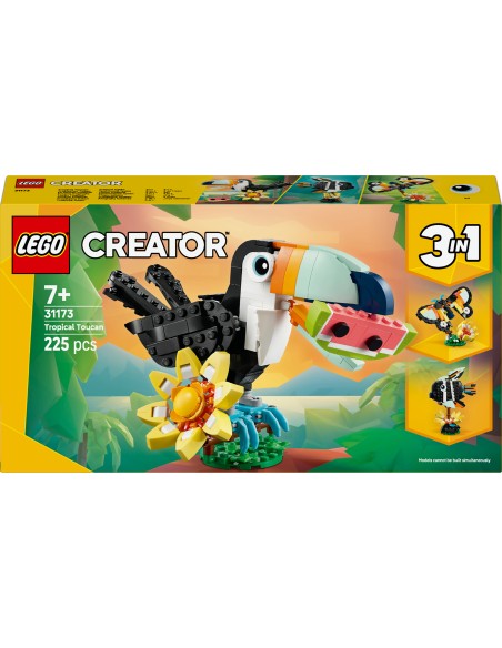 LEGO CREATOR ANIMALI SELVATICI: TUCANO TROPICALE