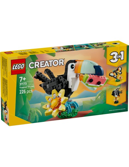 LEGO CREATOR ANIMALI SELVATICI: TUCANO TROPICALE